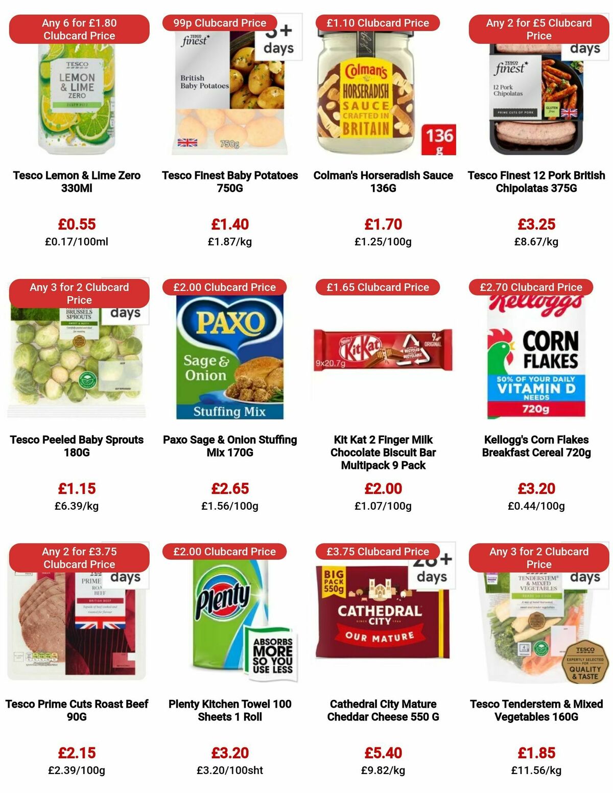 TESCO Offers from 9 November