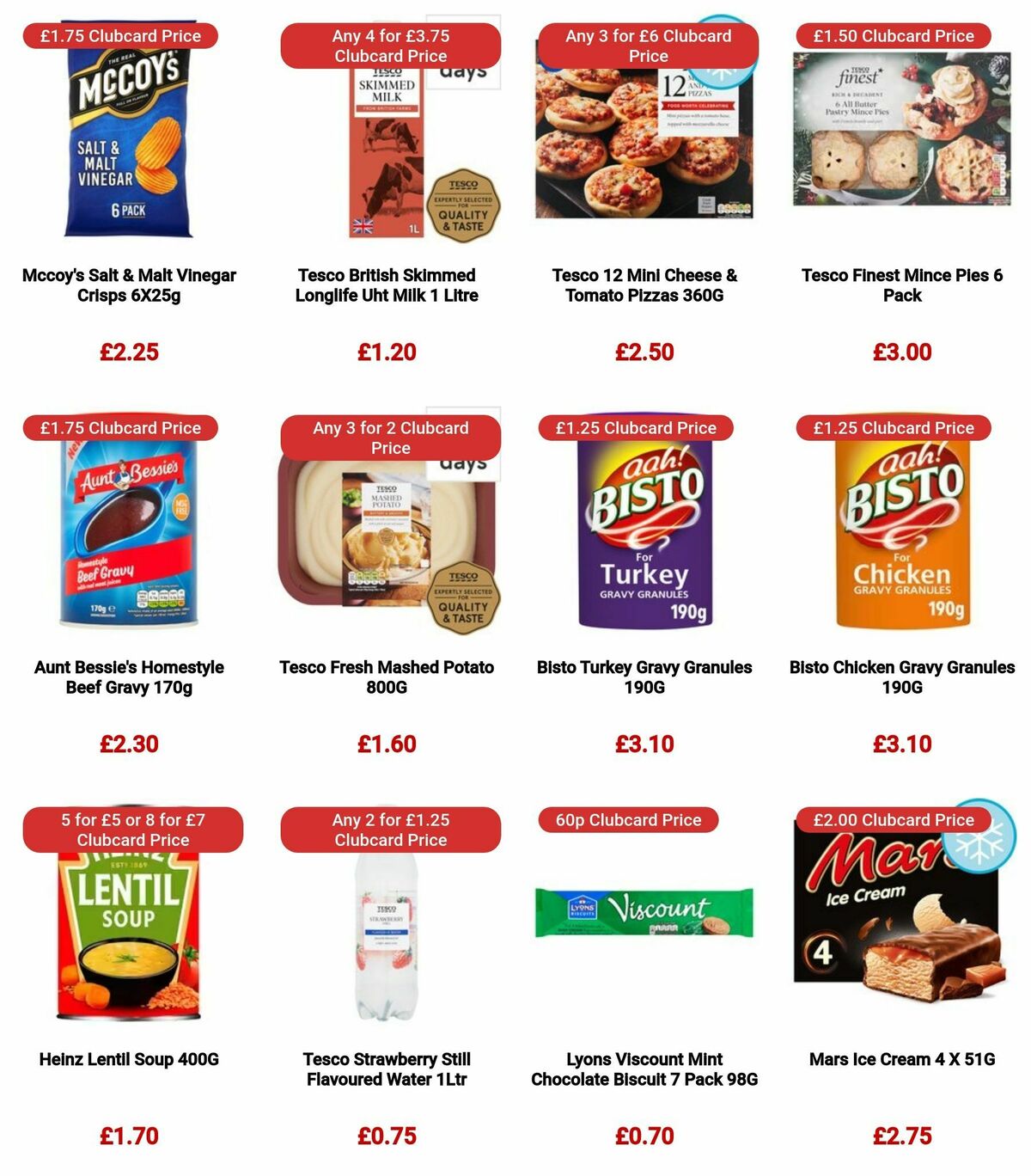 TESCO Offers from 14 December