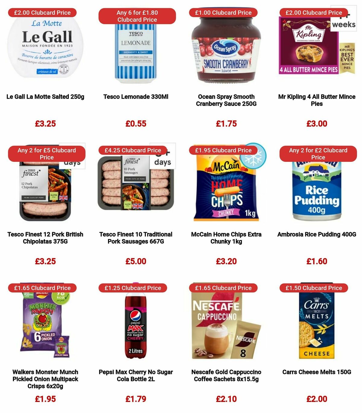 TESCO Offers from 14 December