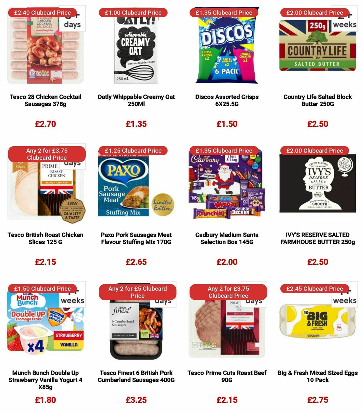 TESCO Offers from 14 December