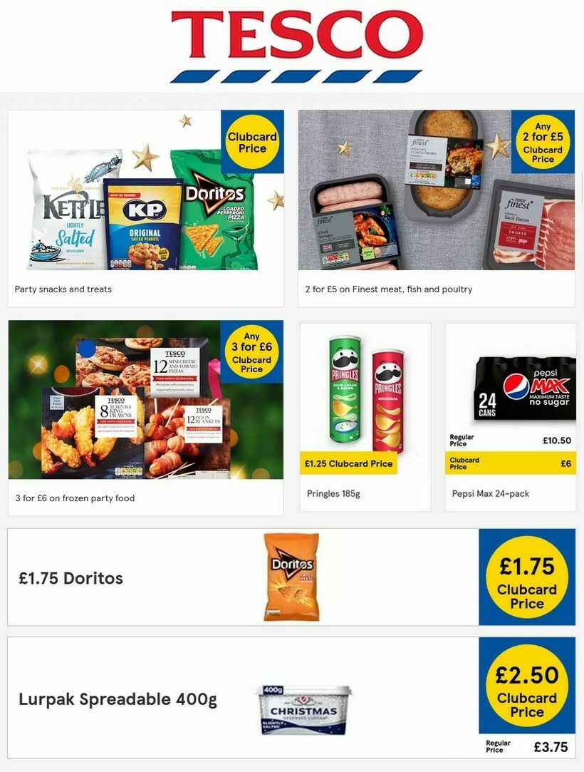 TESCO Offers from 28 December