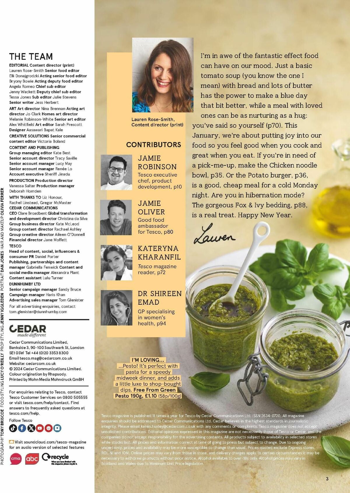 TESCO Magazine January Offers from 1 January