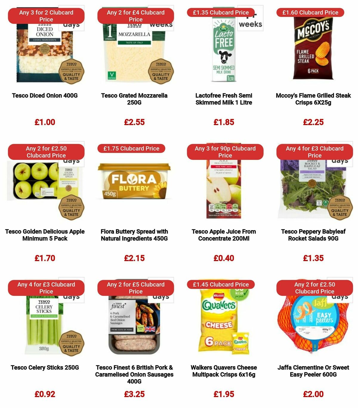TESCO Offers from 11 January