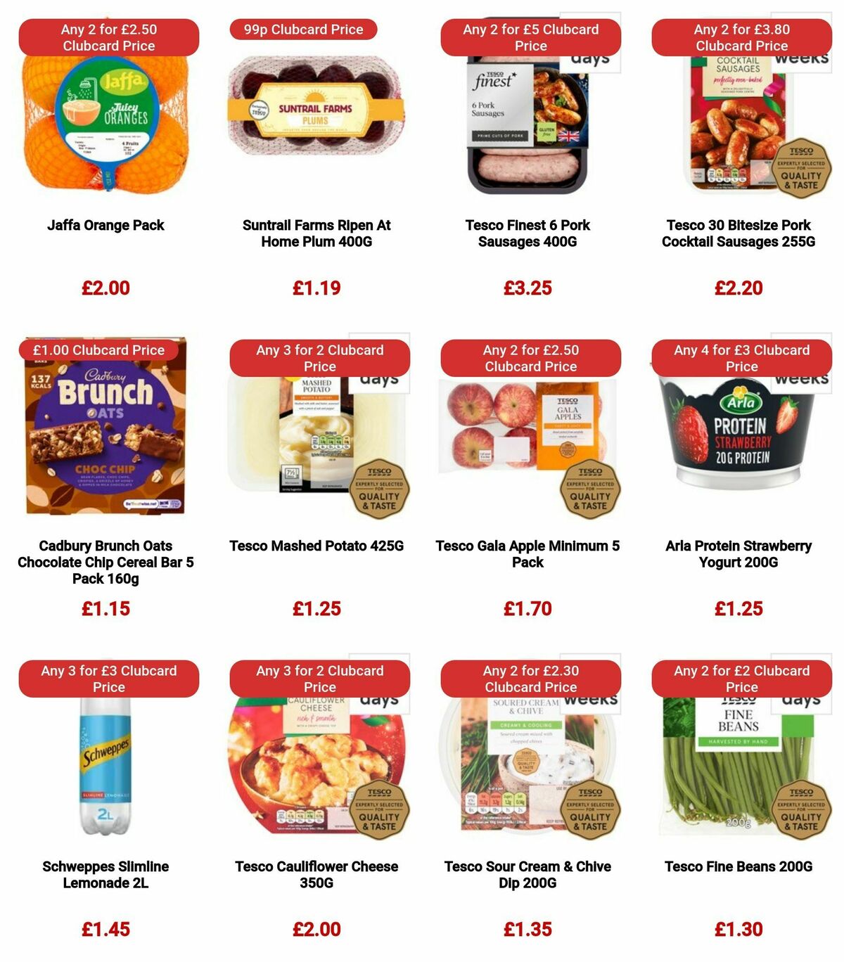 TESCO Offers from 11 January