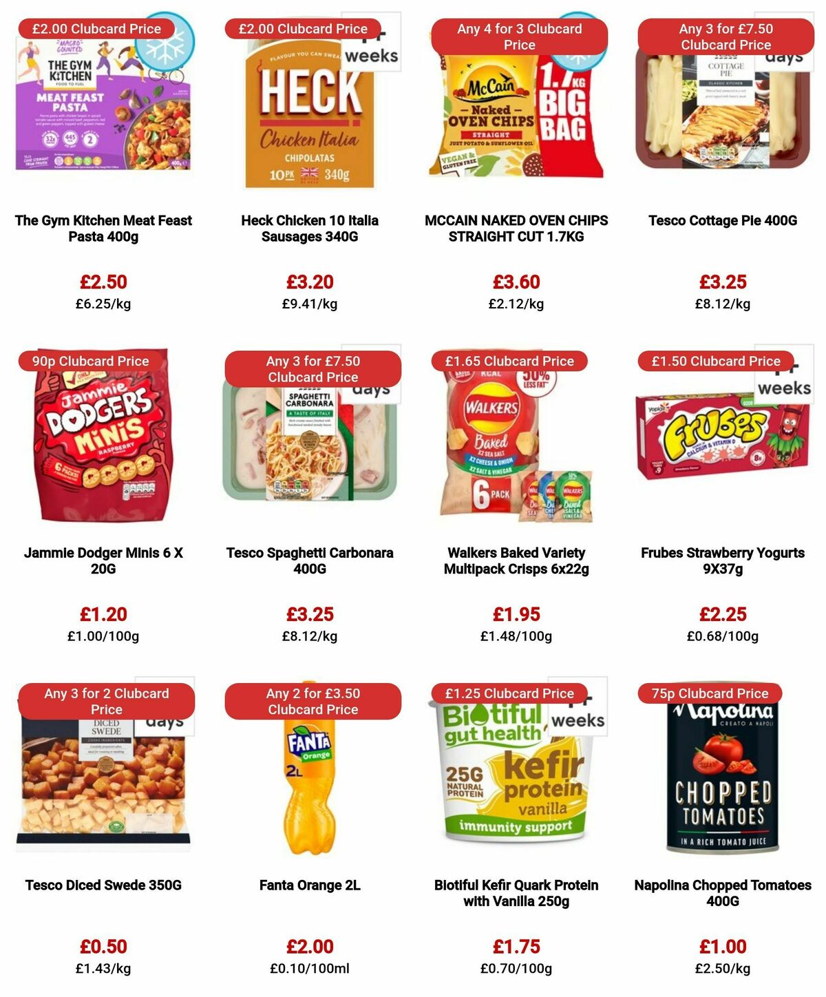 TESCO Offers from 18 January