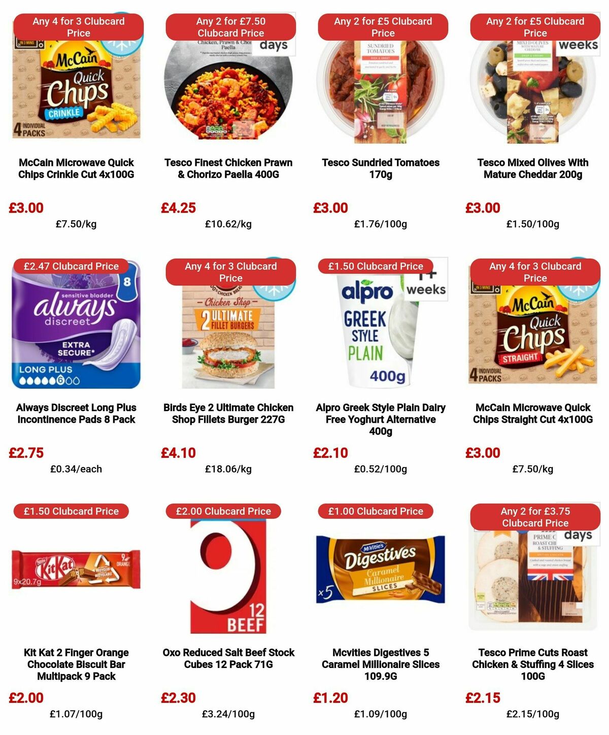 TESCO Offers from 1 February
