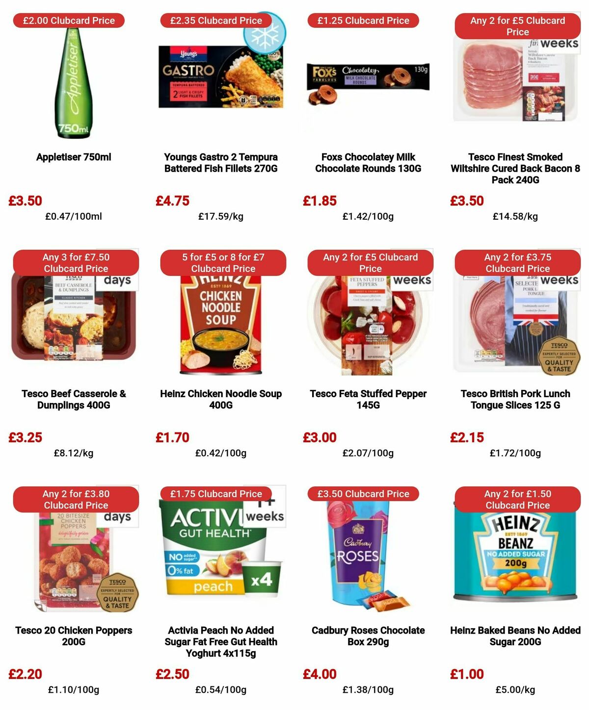 TESCO Offers from 14 February