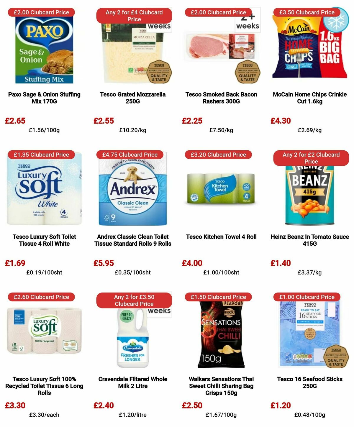 TESCO Offers from 14 February