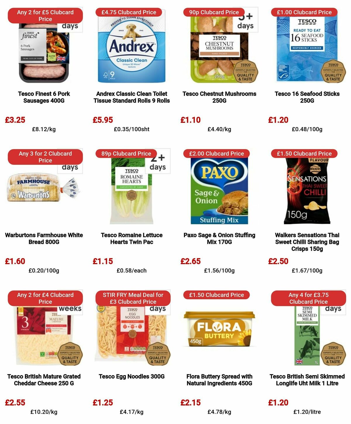 TESCO Offers from 22 February