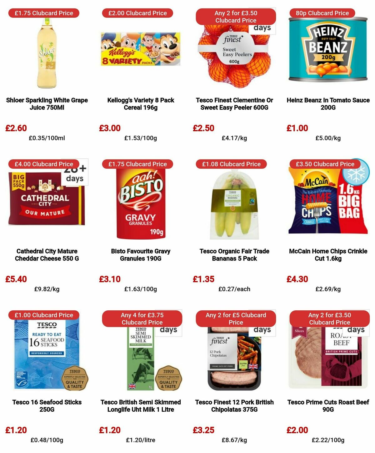 TESCO Offers from 28 March