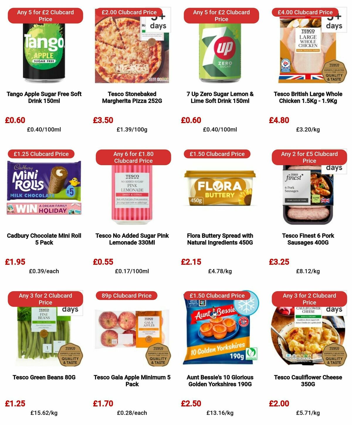 TESCO Offers from 4 April