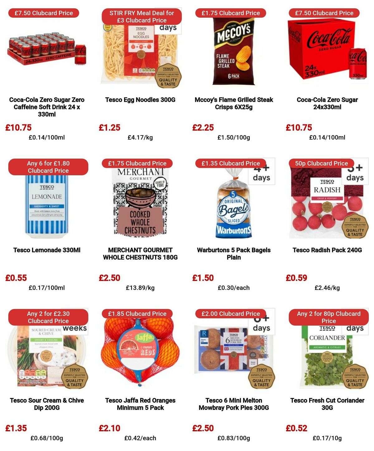 TESCO Offers from 4 April