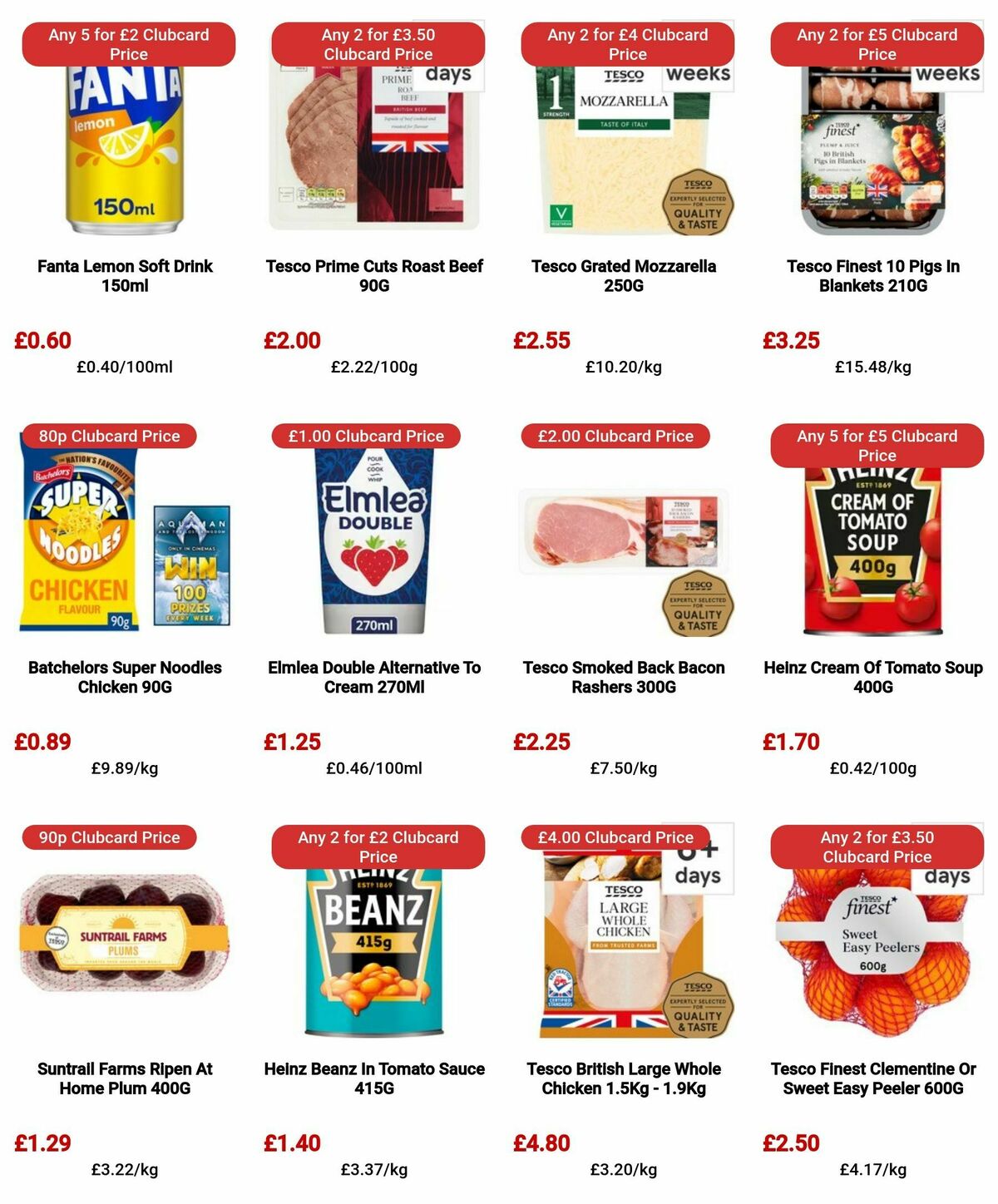 TESCO Offers from 11 April