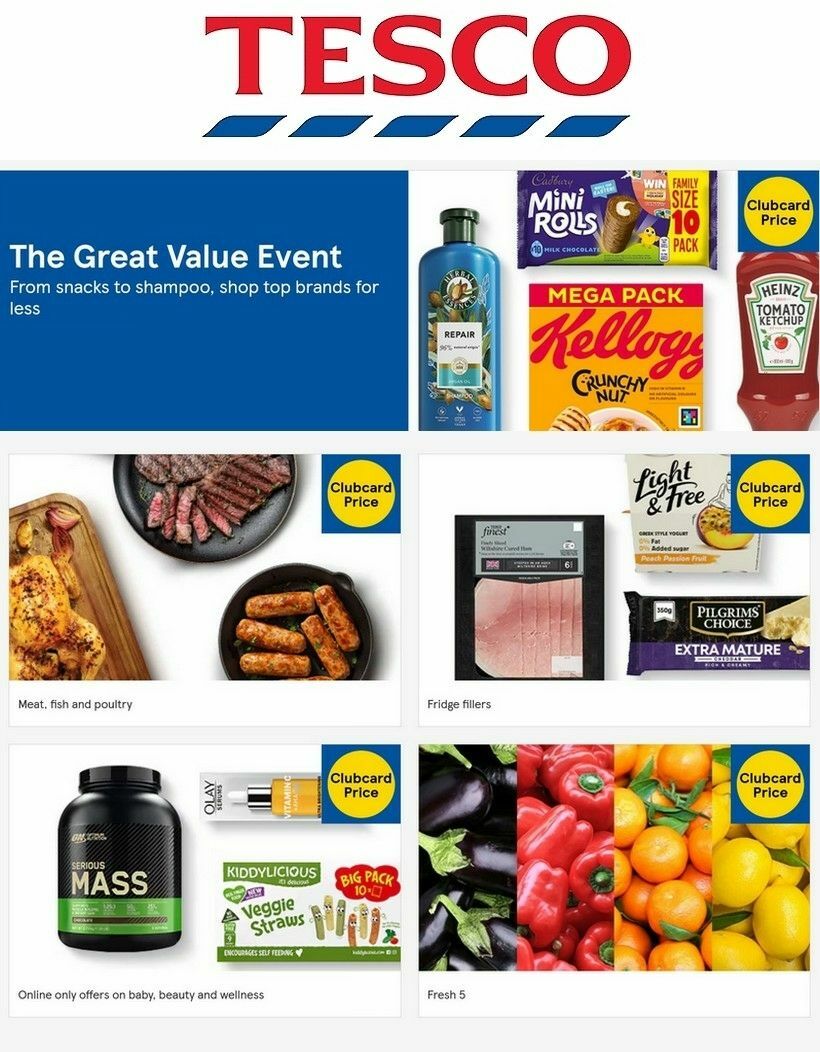 TESCO Offers from 25 April
