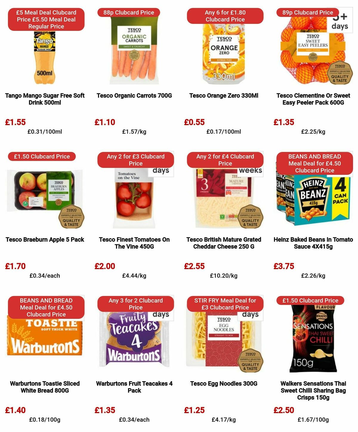 TESCO Offers from 25 April