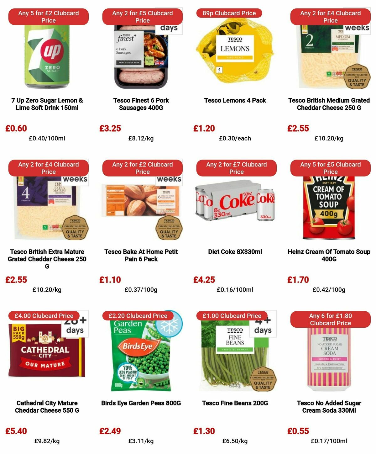 TESCO Offers from 25 April