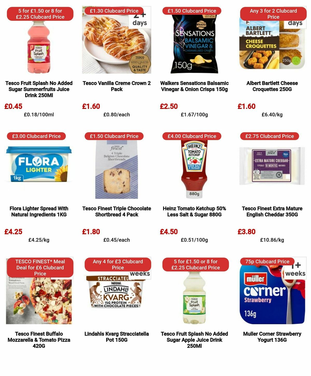 TESCO Offers from 25 April