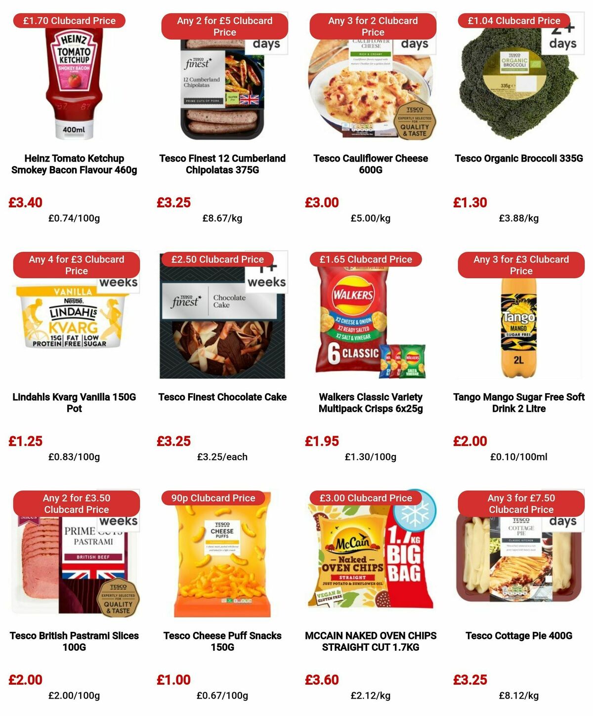 TESCO Offers from 2 May