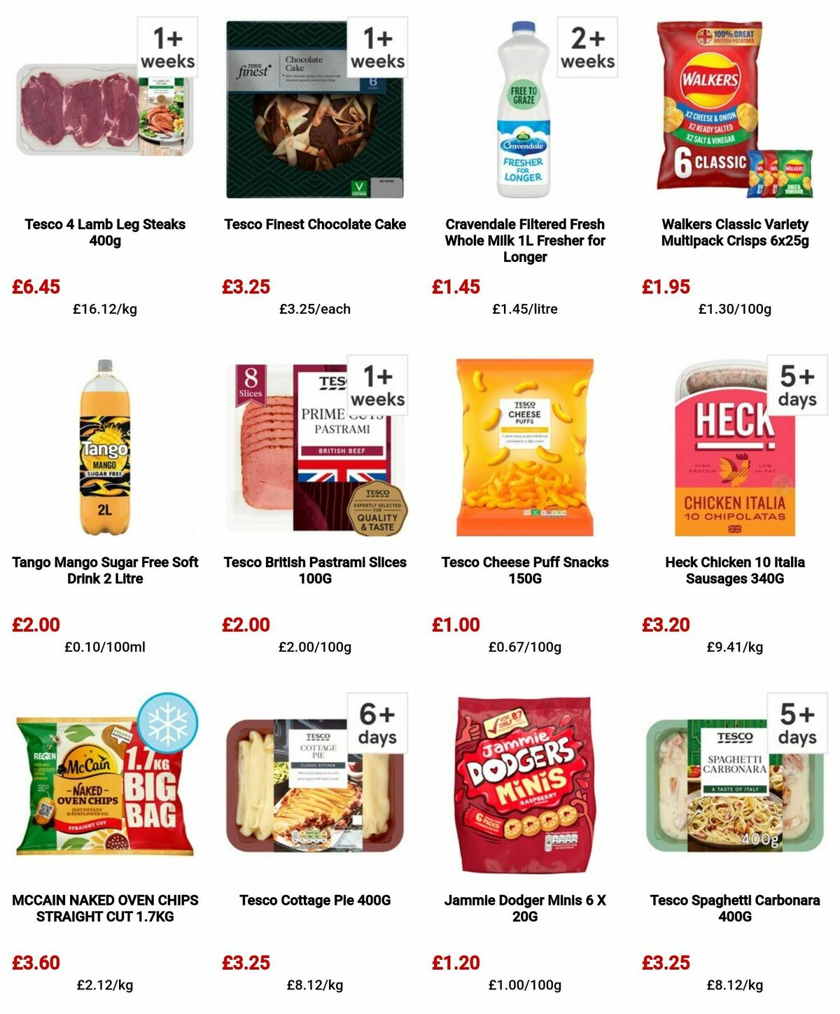 TESCO Offers from 9 May
