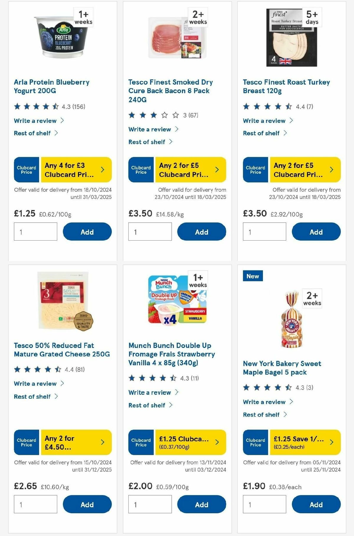 TESCO Offers from 21 November