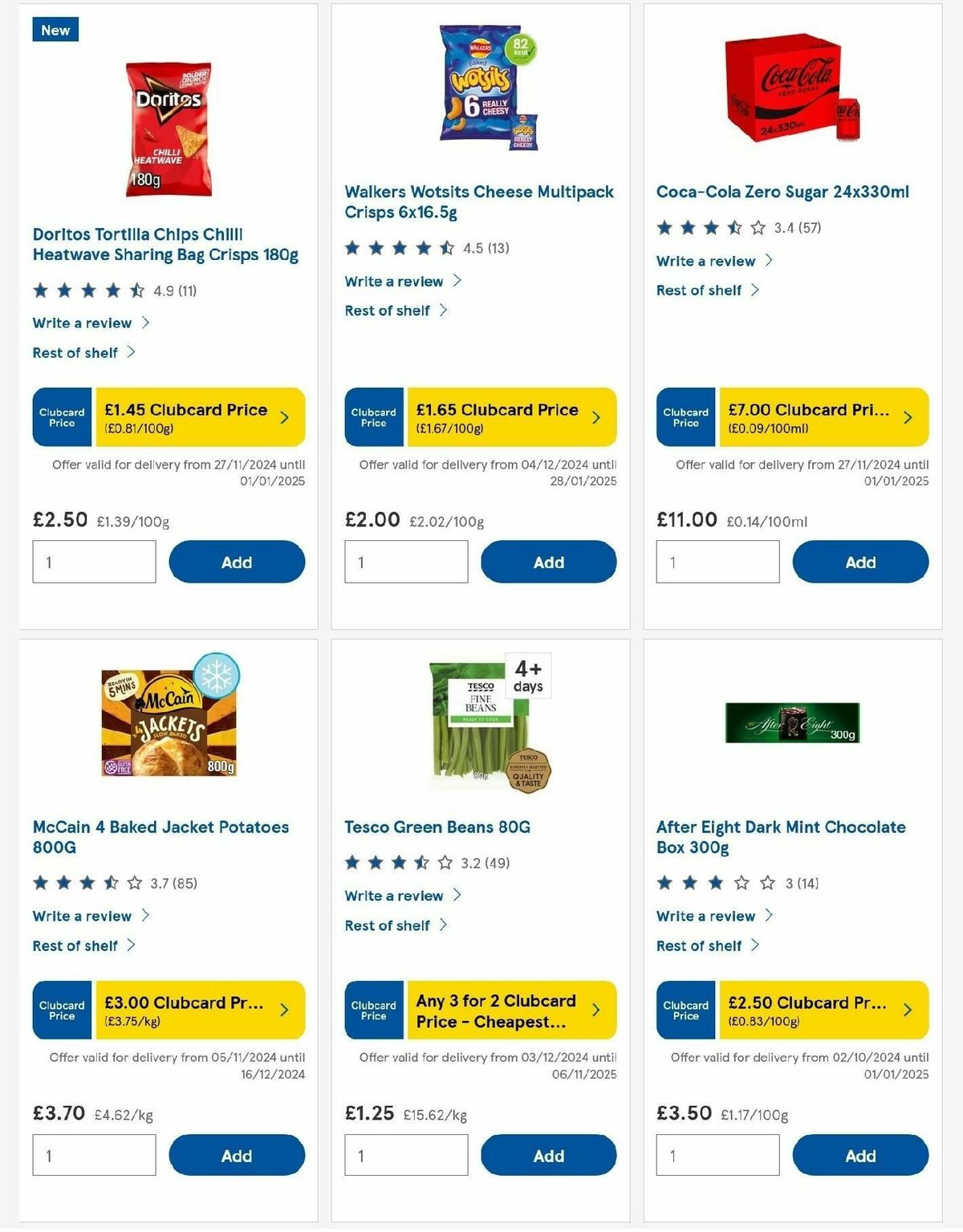 TESCO Offers from 5 December