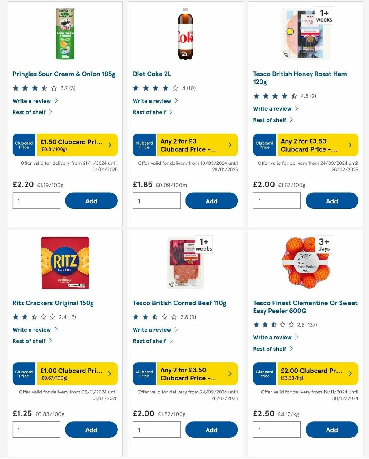 TESCO Offers from 5 December