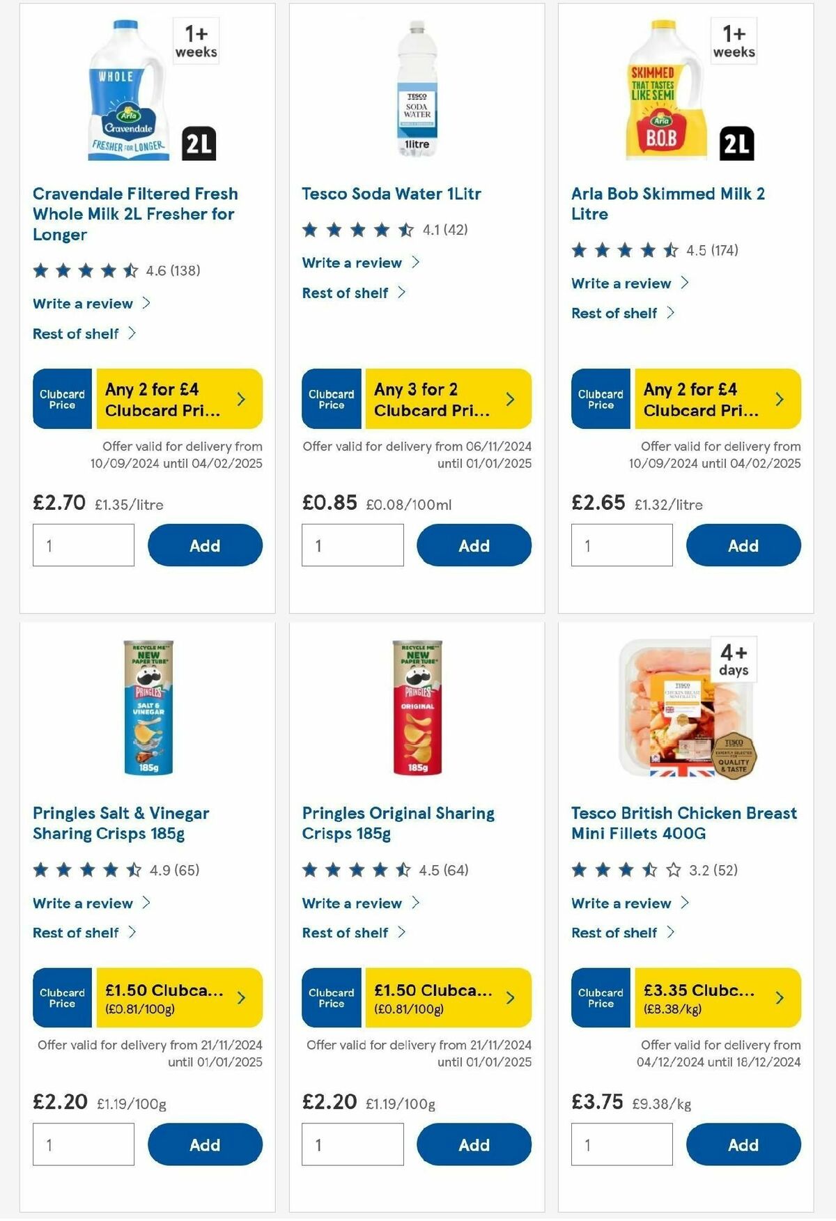 TESCO Offers from 12 December