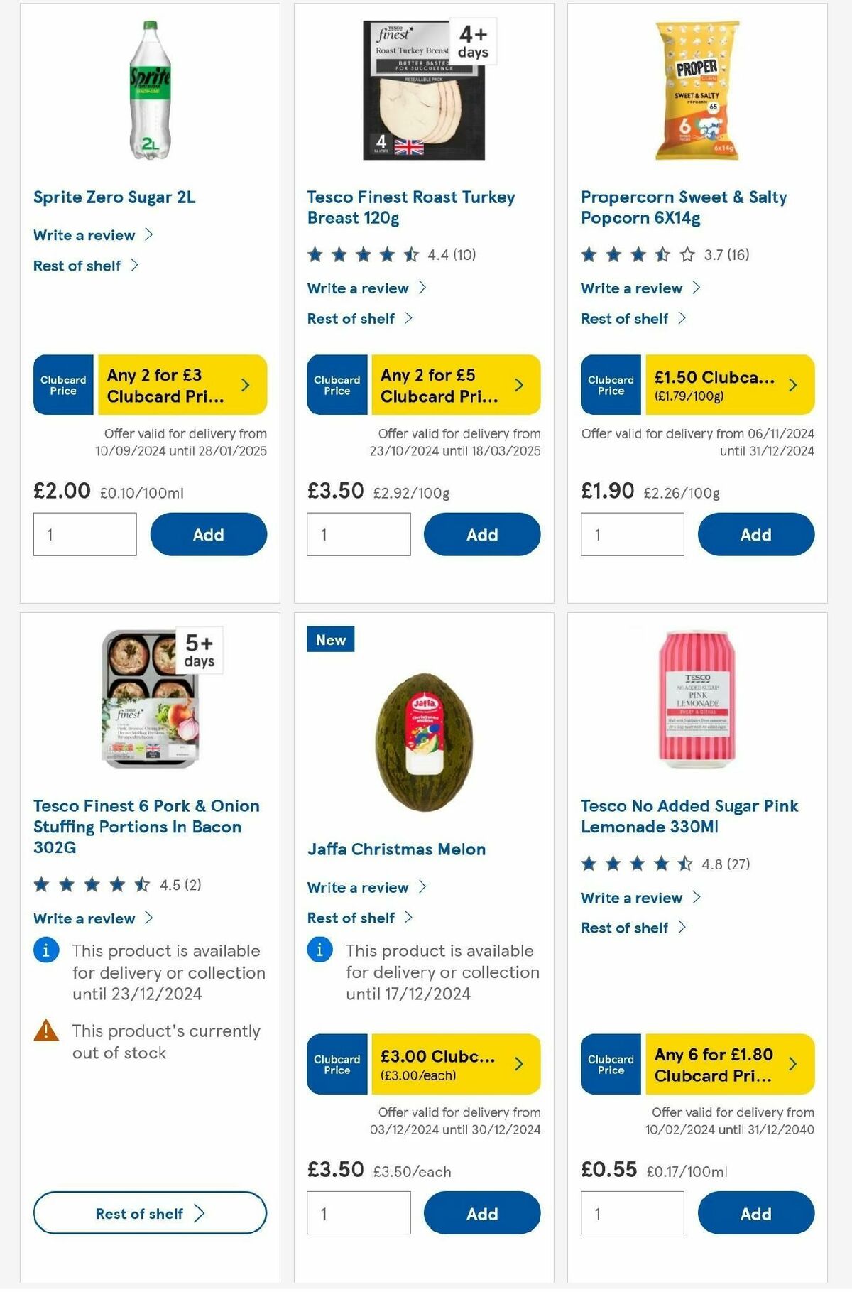 TESCO Offers from 12 December