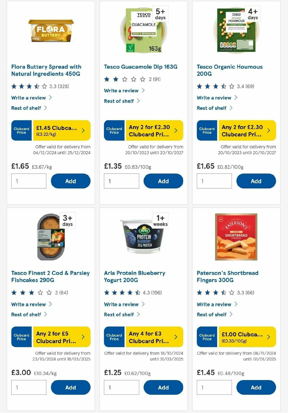 TESCO Offers from 12 December