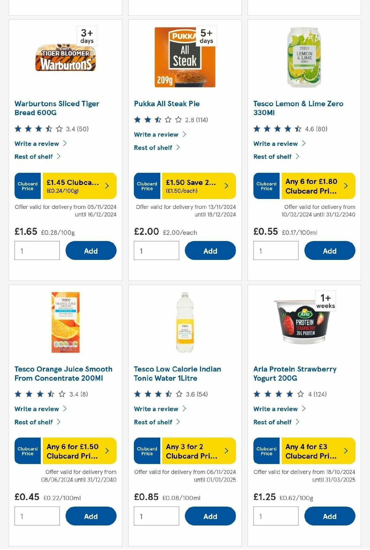 TESCO Offers from 12 December