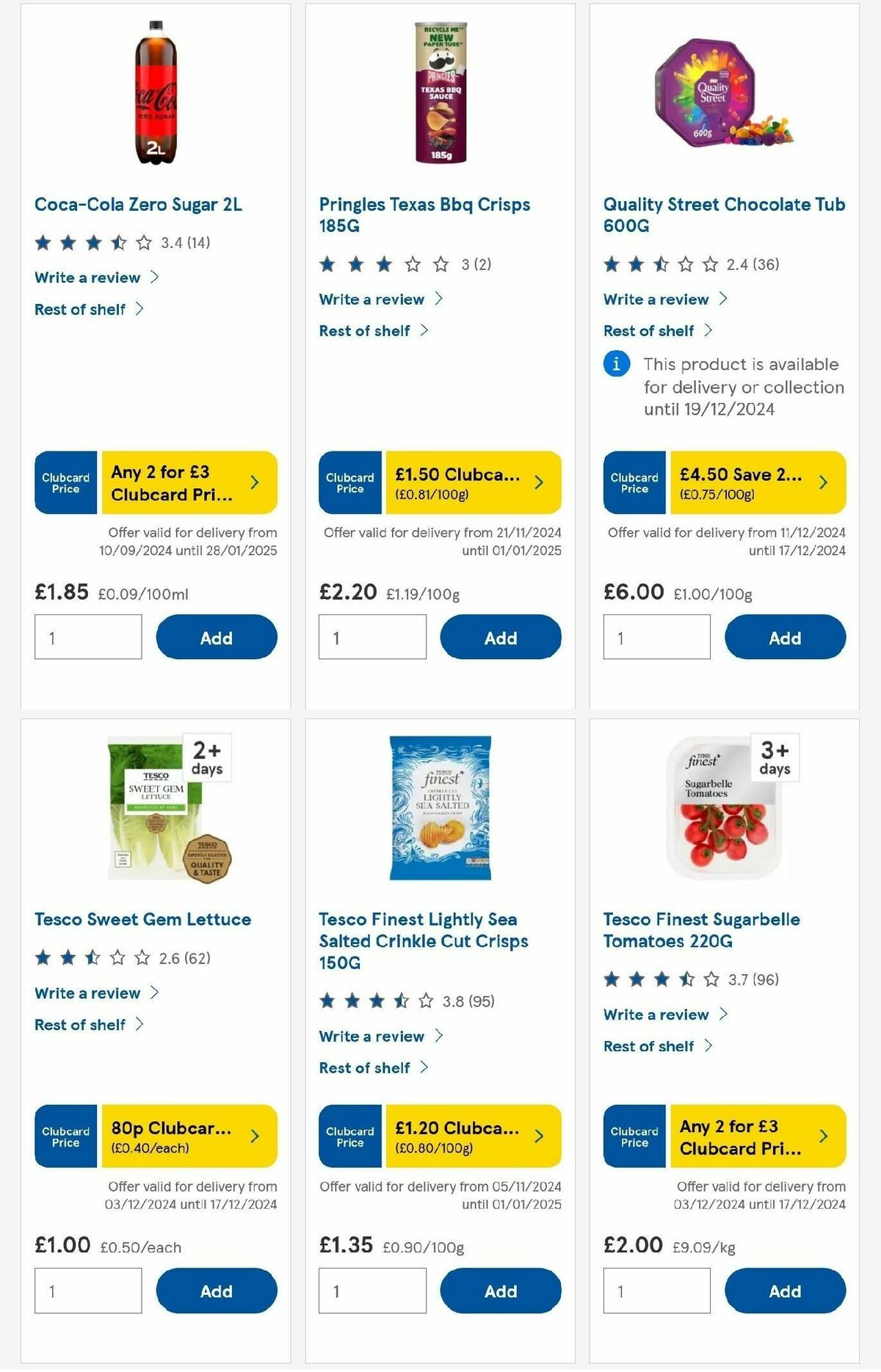 TESCO Offers from 12 December