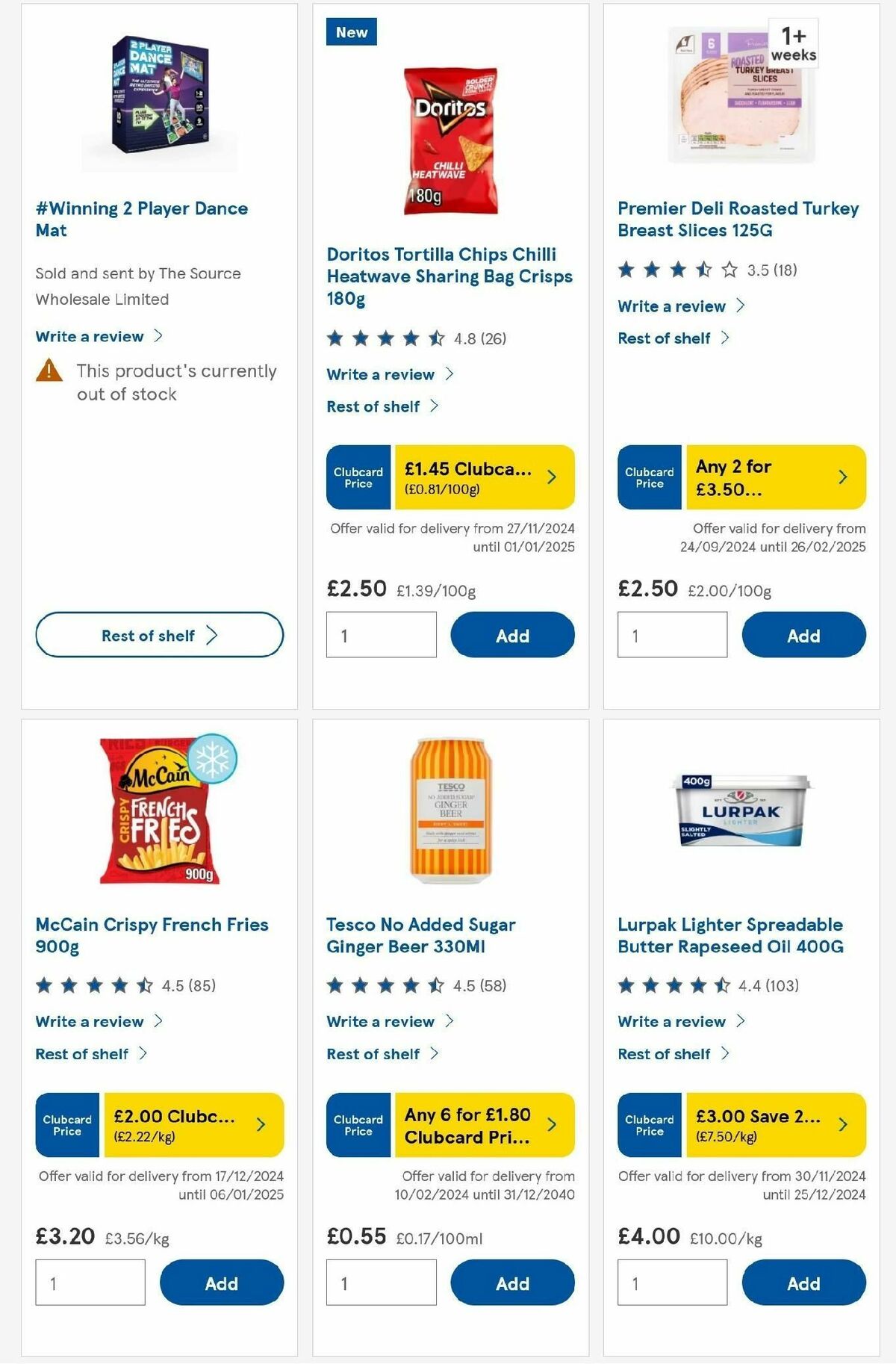 TESCO Offers from 19 December