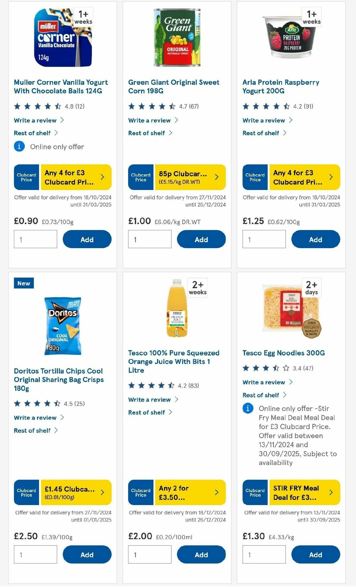 TESCO Offers from 19 December