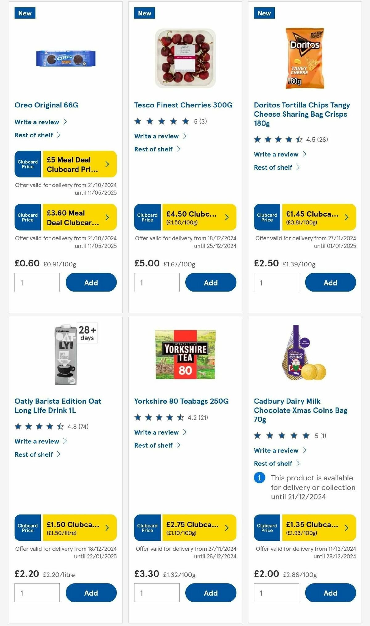 TESCO Offers from 19 December