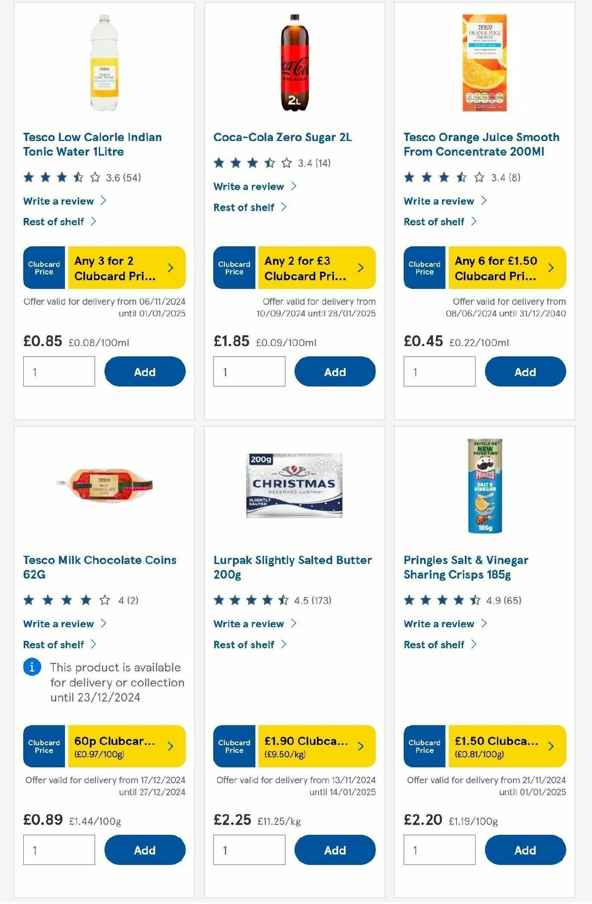 TESCO Offers from 19 December