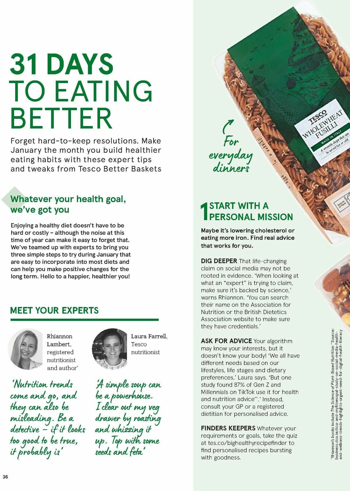 TESCO Magazine January Offers from 6 January