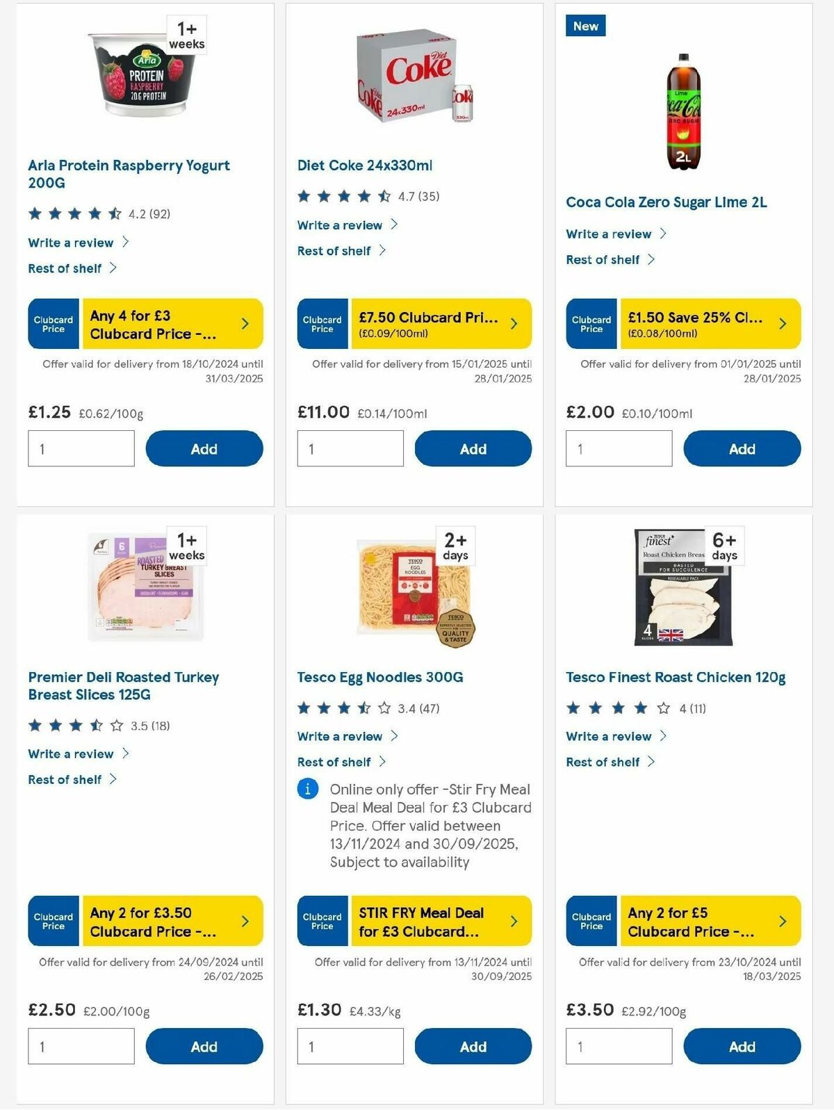 TESCO Offers from 16 January