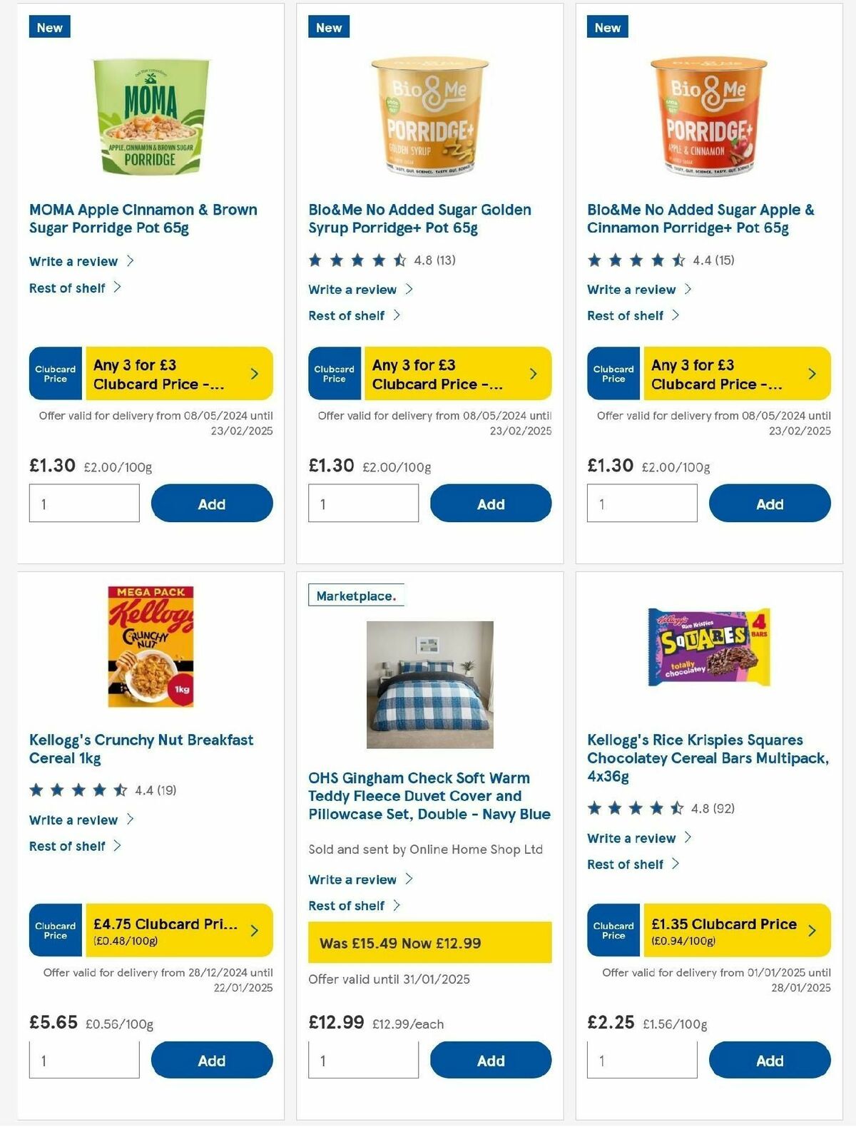 TESCO Offers from 16 January