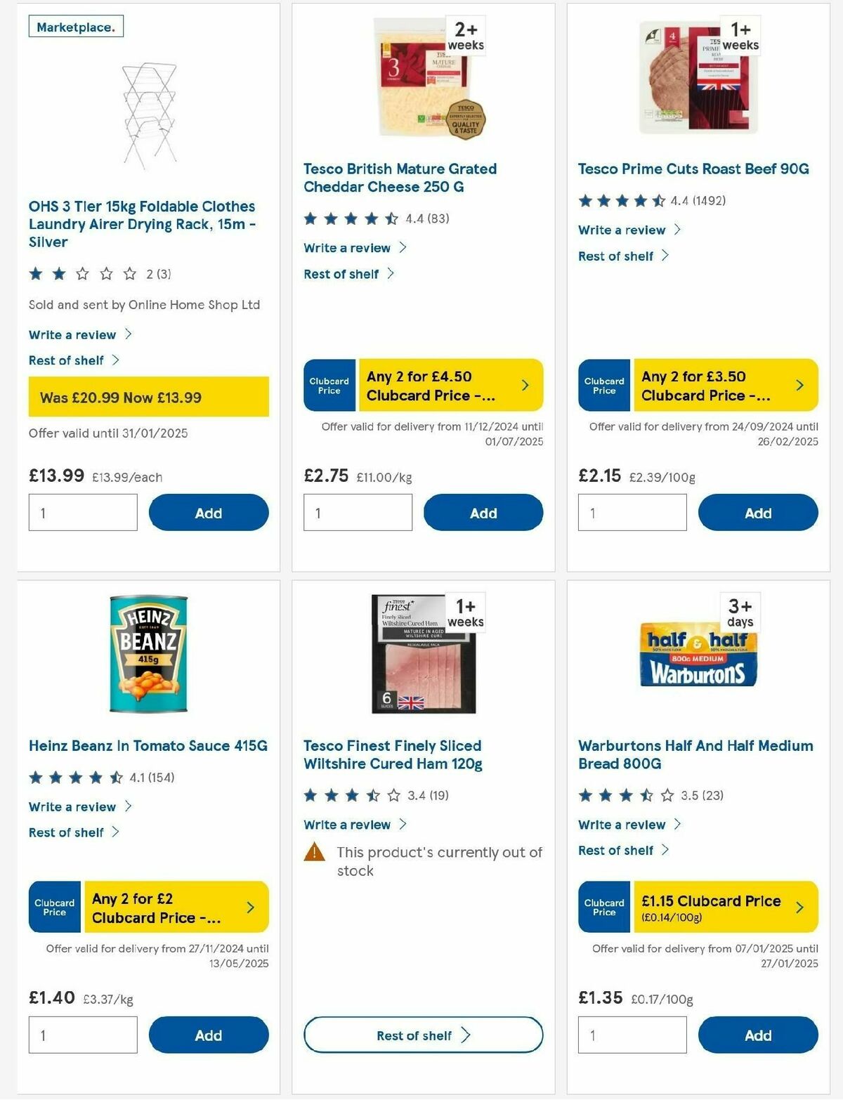 TESCO Offers from 23 January