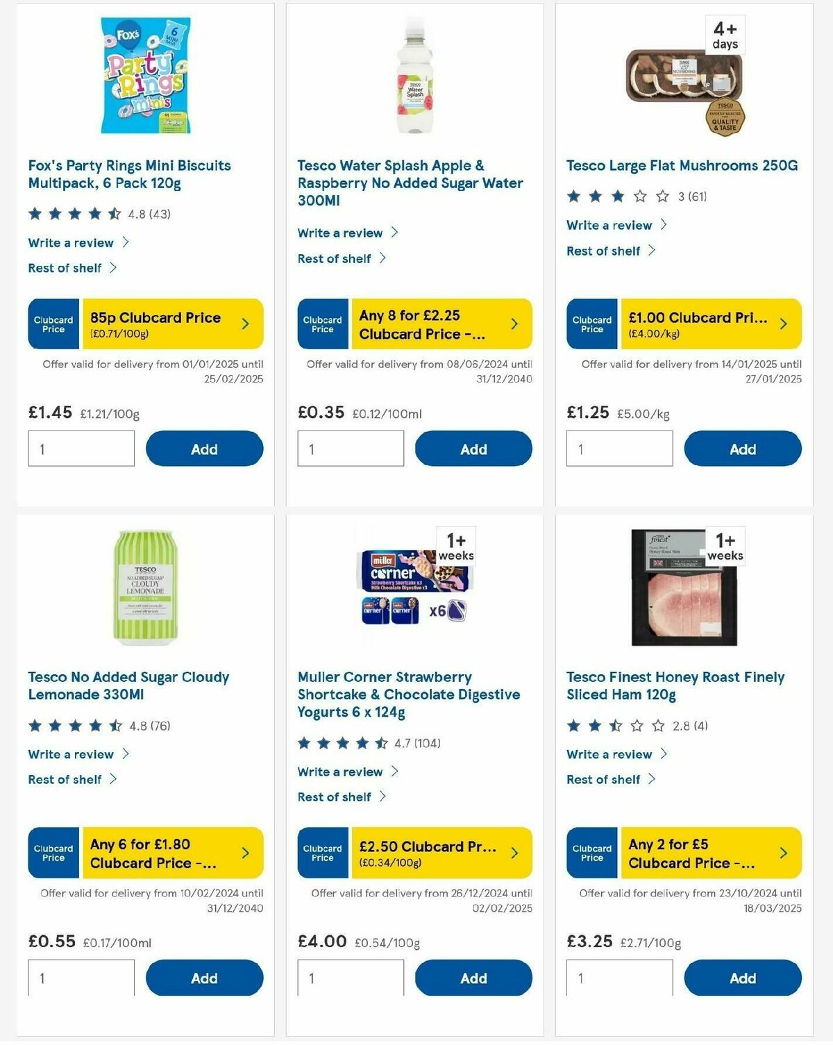 TESCO Offers from 23 January