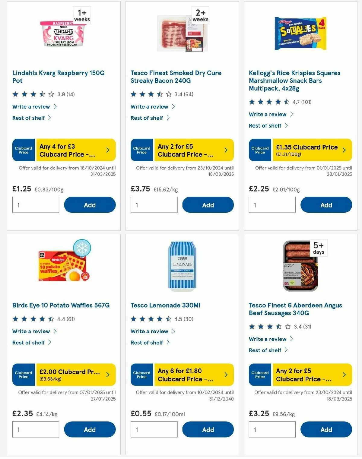 TESCO Offers from 23 January