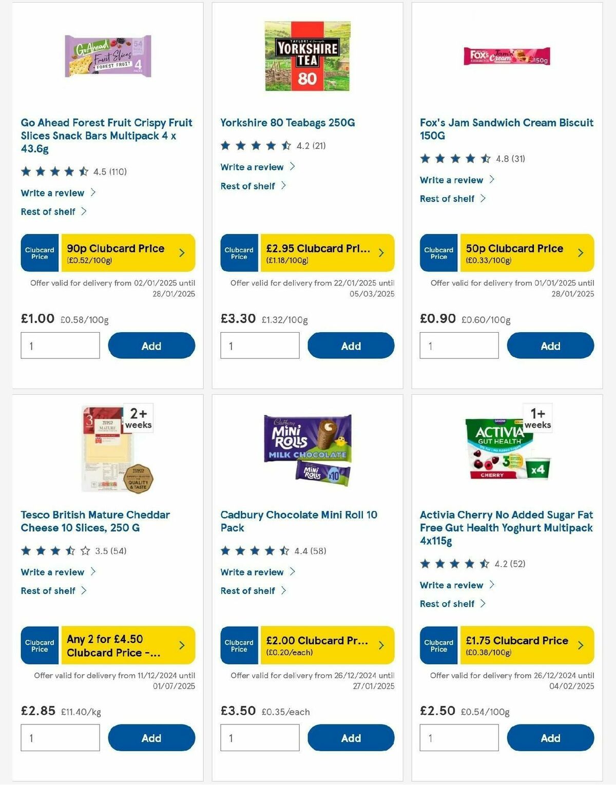 TESCO Offers from 23 January