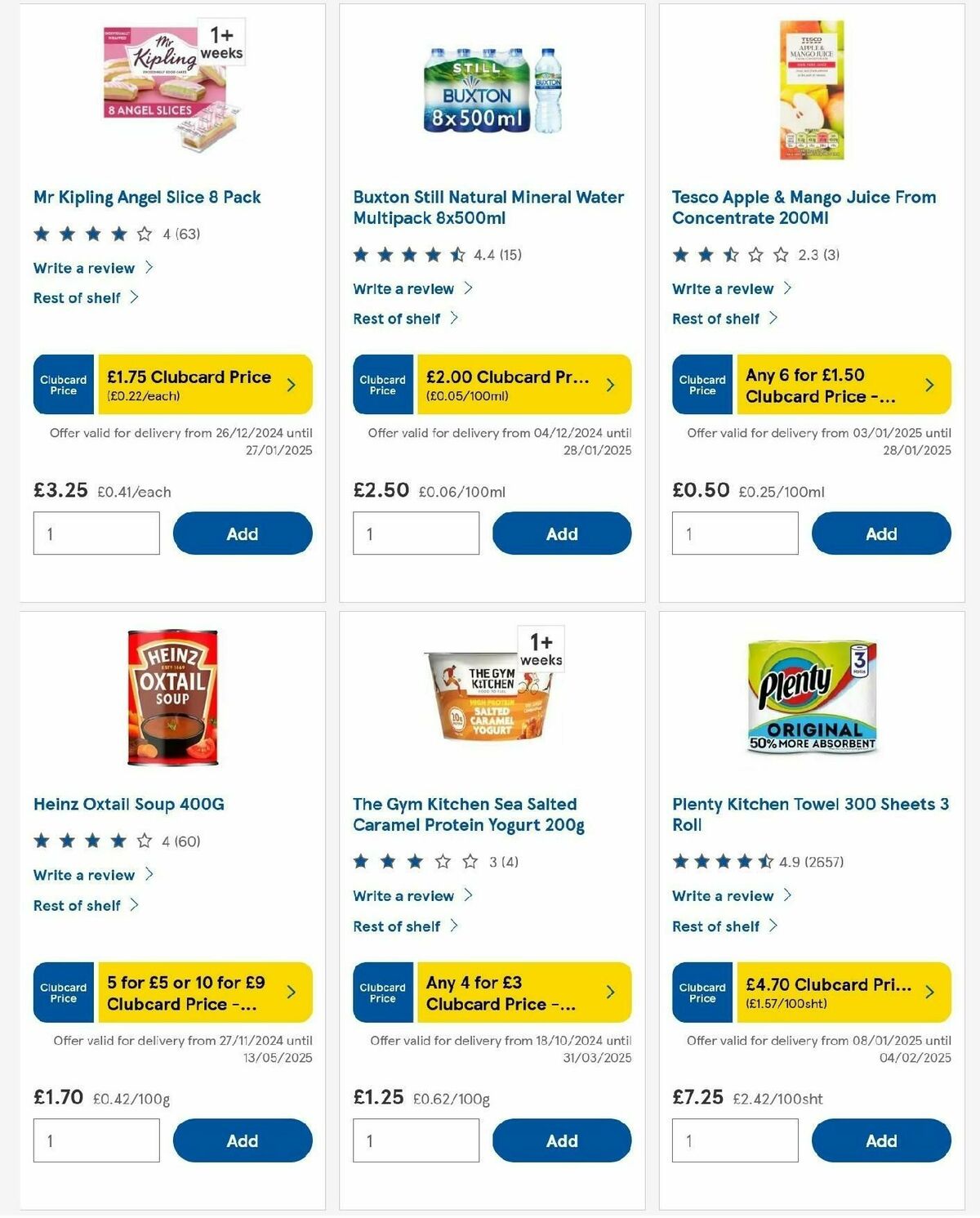 TESCO Offers from 23 January