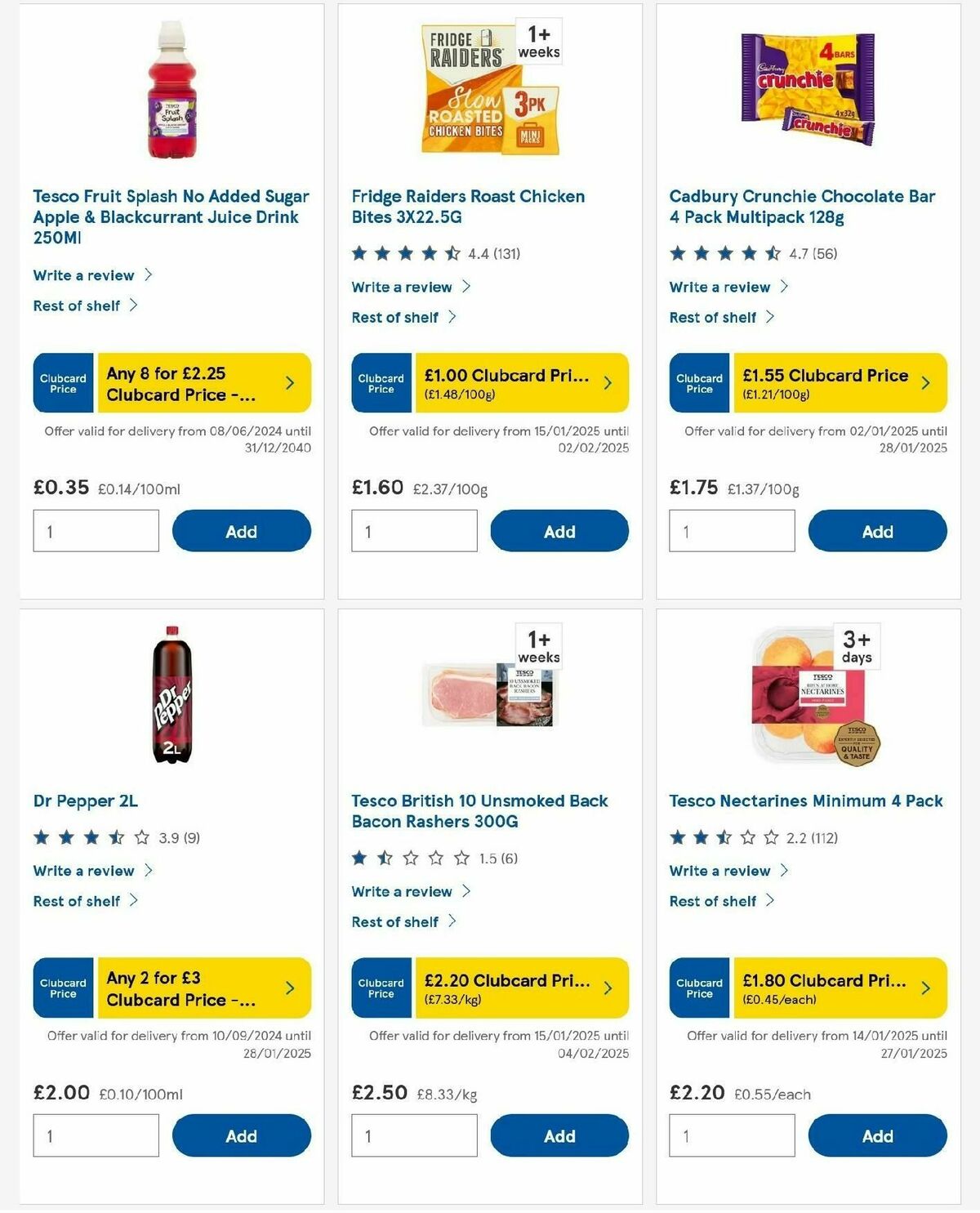 TESCO Offers from 23 January
