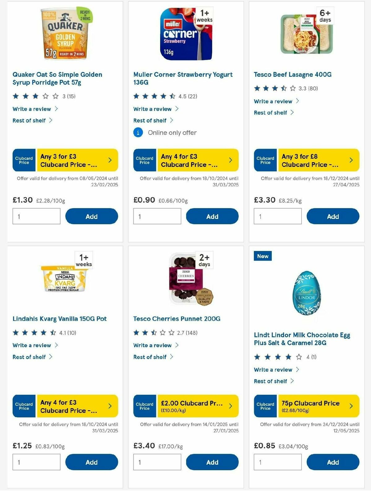 TESCO Offers from 23 January