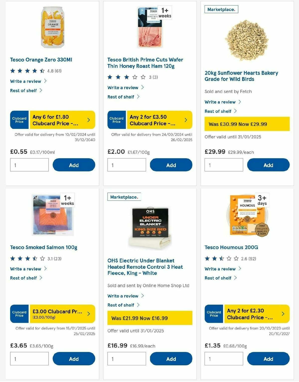 TESCO Offers from 23 January
