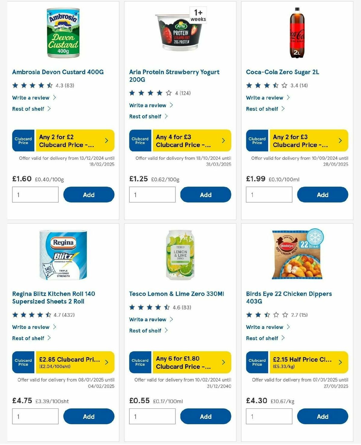 TESCO Offers from 23 January