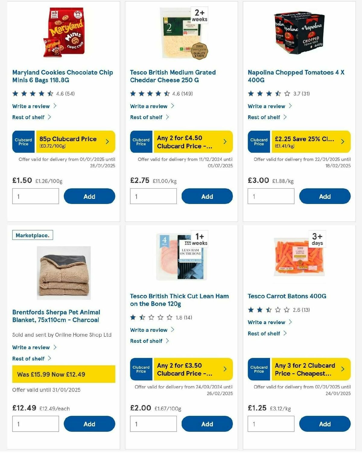 TESCO Offers from 23 January