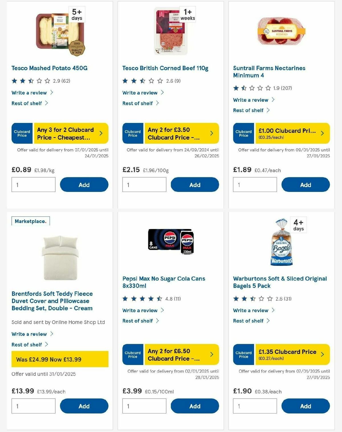 TESCO Offers from 23 January