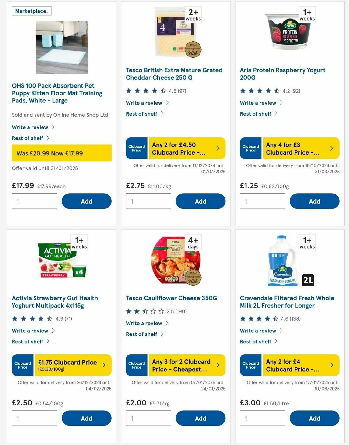 TESCO Offers from 23 January